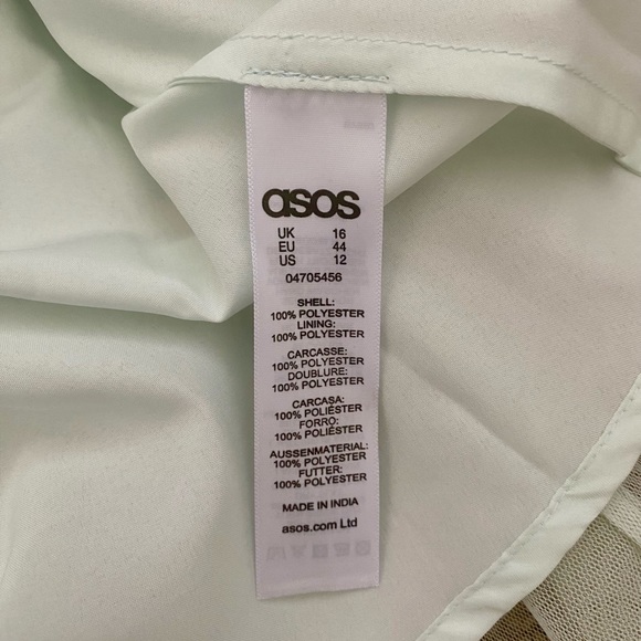 ASOS Embellished Ice Mint Midi Skirt - Picture 9 of 10